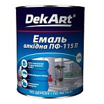 Емаль DEKART вишнева  2,8кг