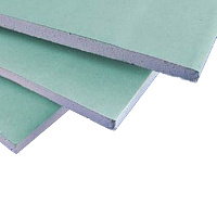 Гіпсокартон вологостійкий 12,5 мм (1,2м*2,5м) 