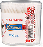 СВІЖАНКА   палички  в стакані  200шт 4017