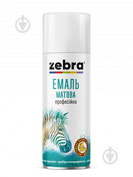 Спрей ZEBRA 400мл чорний матовий 806