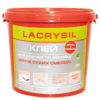 Клей для мозаїки та плитки 1кг білий