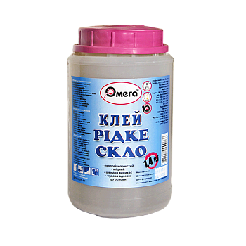 Рідке скло "ОМЕГА" 1,4кг