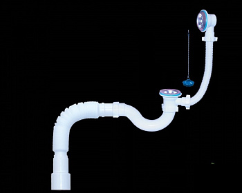 Сифон  Waterstal  1  1/2 40  з гібк. трубою A-40089