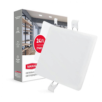 1-MSP-2441-S SP edge 24W 4100K квадрат