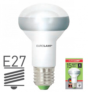 Лампа Eurolamp R63  15W  4100K  E27