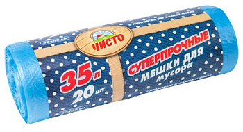 Чисто Мішки д/сміття суперміць 35л*20шт