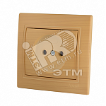 701-4747-121 Розетка  MIRA  1-на  кл. клен