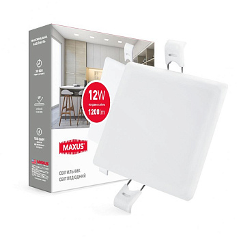 1-MSP-1241-S SP edge 12W 4100K  квадрат