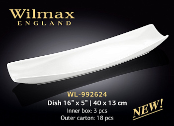 Блюдо Wilmax прямокутне 40*13см