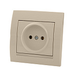 702-0303-121  DERIY  Розетка б/з1-й крем