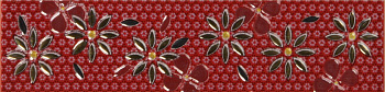 Фріз ДІАМАНТ бордо 250*60