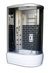 Гідробокс 9035-2R  120*80 скло сіре 