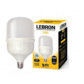 Лампа Lebron L-A138-5065 50W E27-Е40 6500K 4520