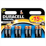 DURASELL TurboMAX   батар. АА 1,5V LR6 8шт