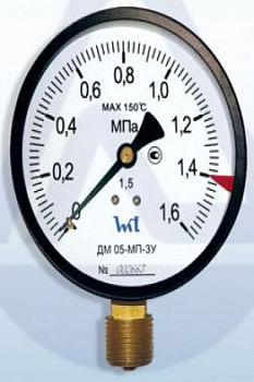 Манометр  ДМ 05-МП-ЗУ 100-1,6мпа 1/2