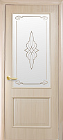 Двері ПВХ  ВІЛЛА 80 ясень Р1