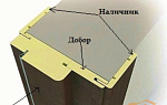 Коробка ЧП МДФ ПВХ 100*32/80/45  бук шато