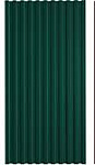Лист гофров. Т-14 12-хв 6005(1,7*1,15)  зелен.  0,50мм
