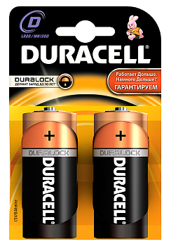 DURASELL Bassic D  батар.   1,5V LR20  2шт