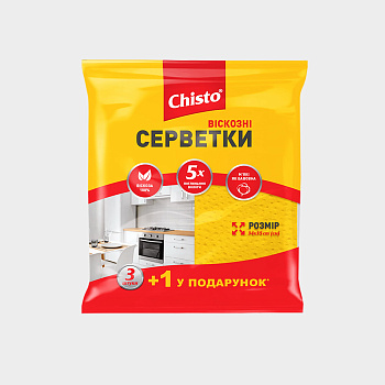 Серветка віскозна 7шт 35*38 WR762