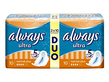 Гігієнічні  прокладки ALWAYS Ultpa  20шт