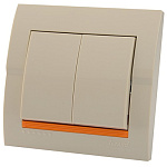 702-0303-101  DERIY  Вимикач 2-й крем