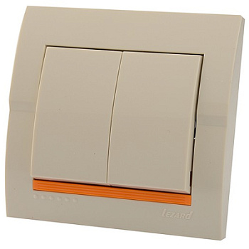 702-0303-101  DERIY  Вимикач 2-й крем